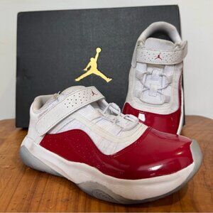 Jordan 11 Red White CMFT Low Sneakers Running Shoes Preschooler 13C Velcro
